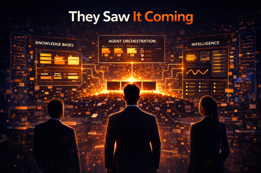 Enterprise companies building AI operating systems with knowledge bases, agent orchestration, and intelligence layers